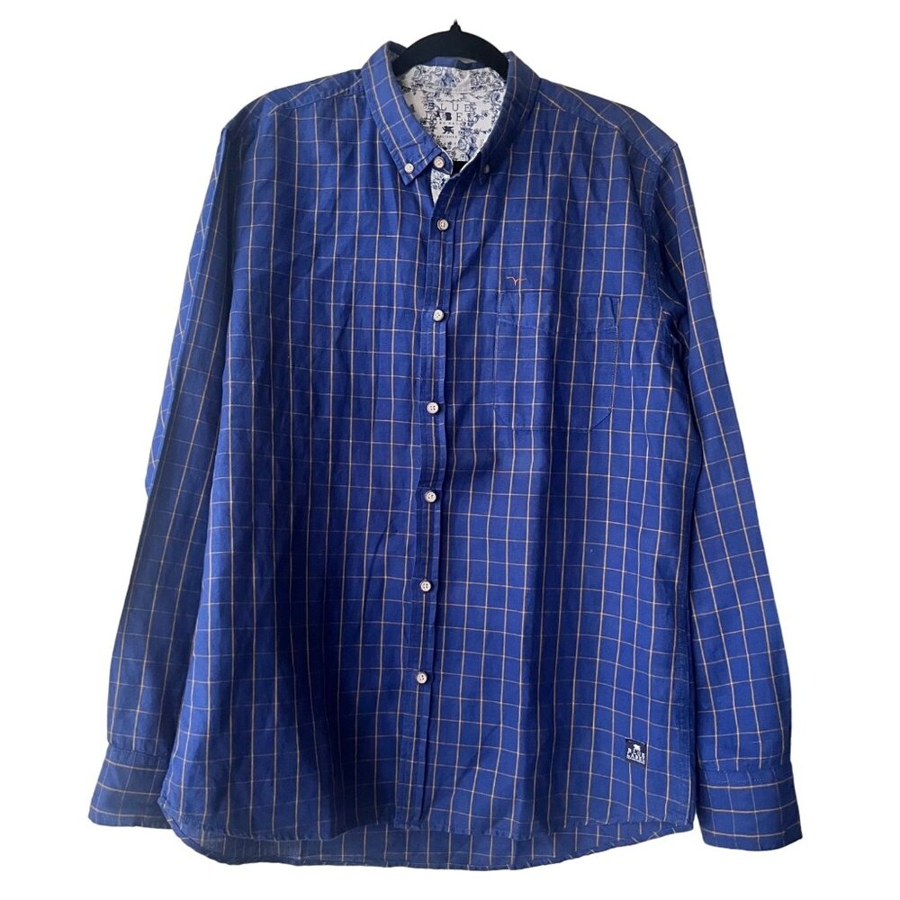 Blue Label by Flying Machine Women's Long Sleeve Button Down Shirt Size‎ L